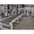 Máquina envolvedora de estiramiento horizontal automática cinta transportadora máquina envolvedora de tablero de madera larga de tipo horizontal
